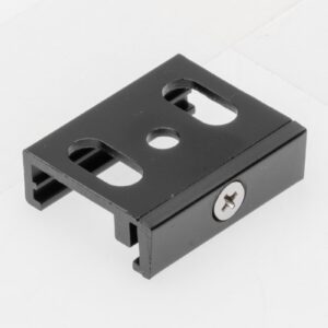 Ceiling mounting for 3-phase track, kit, black