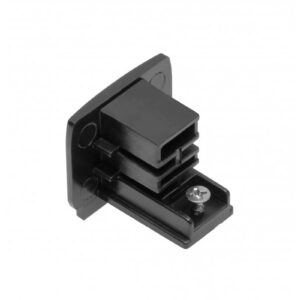 Electrical connector for 3-phase track, black