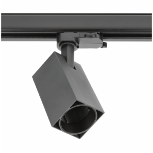 Track luminaire LIMA, GU10, max. 20 W, AC220-240V, IP20, square, black