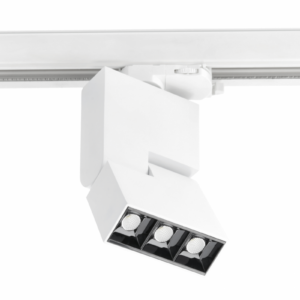 LED track luminaire SIERRA, 8 W, 720 lm, 4000K, AC220-240V, IP20, 48°, white