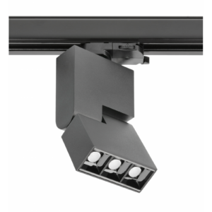 LED track luminaire SIERRA, 8 W, 720 lm, 4000K, AC220-240V, IP20, 48°, black