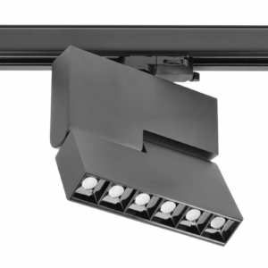 LED track luminaire SIERRA, 18 W, 1620 lm, 4000K, AC220-240V, IP20, 48°, black