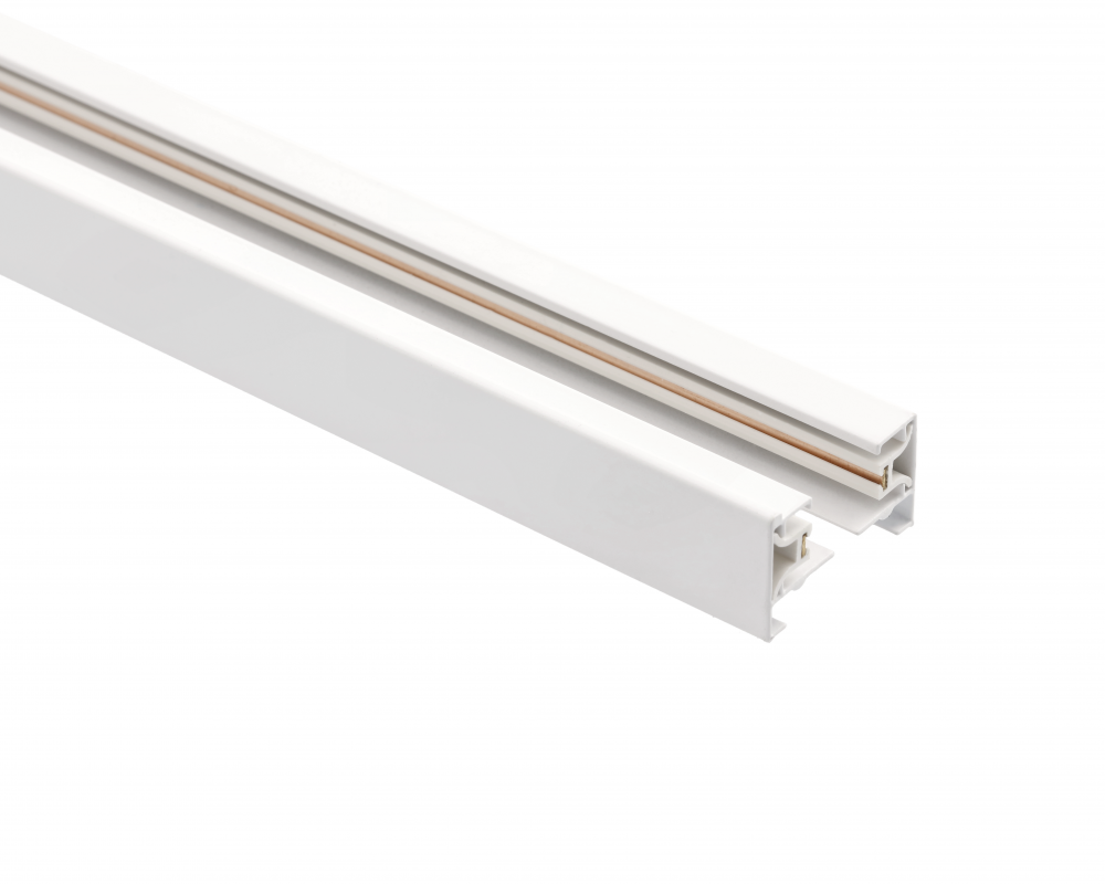 1-phase track, 2 m, white
