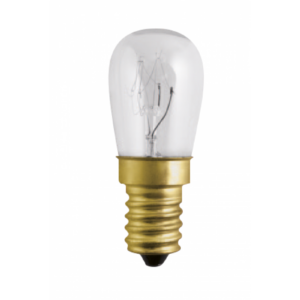 Incandescent Bulb for refrigerators, E14, 15 W, AC220-240V