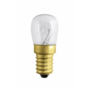 Incandescent Bulb for ovens, E14, 15 W, AC220-240V
