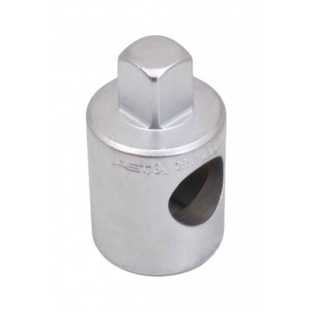 ADAPTOR gniazdo 1/2'' x zabierak 3/8'' Z OTWOREM 3