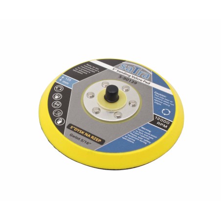 PADV 5" 125mm Dual Action Hook Loop DA Orbital Sander Sanding Backing Pad 5/16"