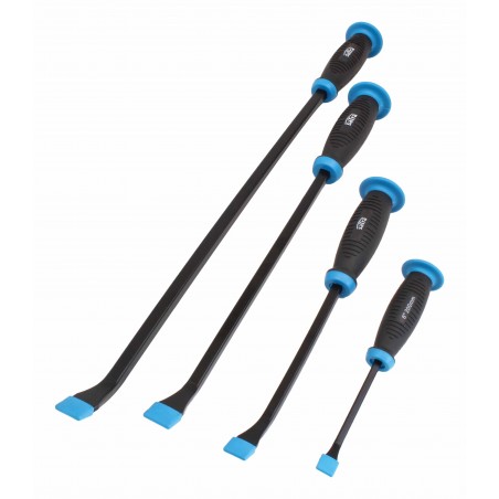 4PC HEAVY DUTY PRY BAR SET WITH HAMMER END
