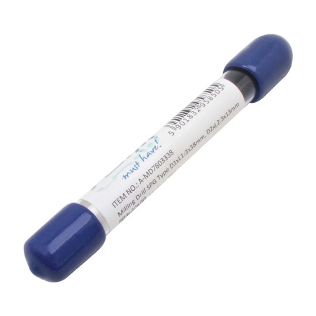 MILLING DRILL SPG TYPE D1xL1:3x38MM , D2:L2:3x13MM