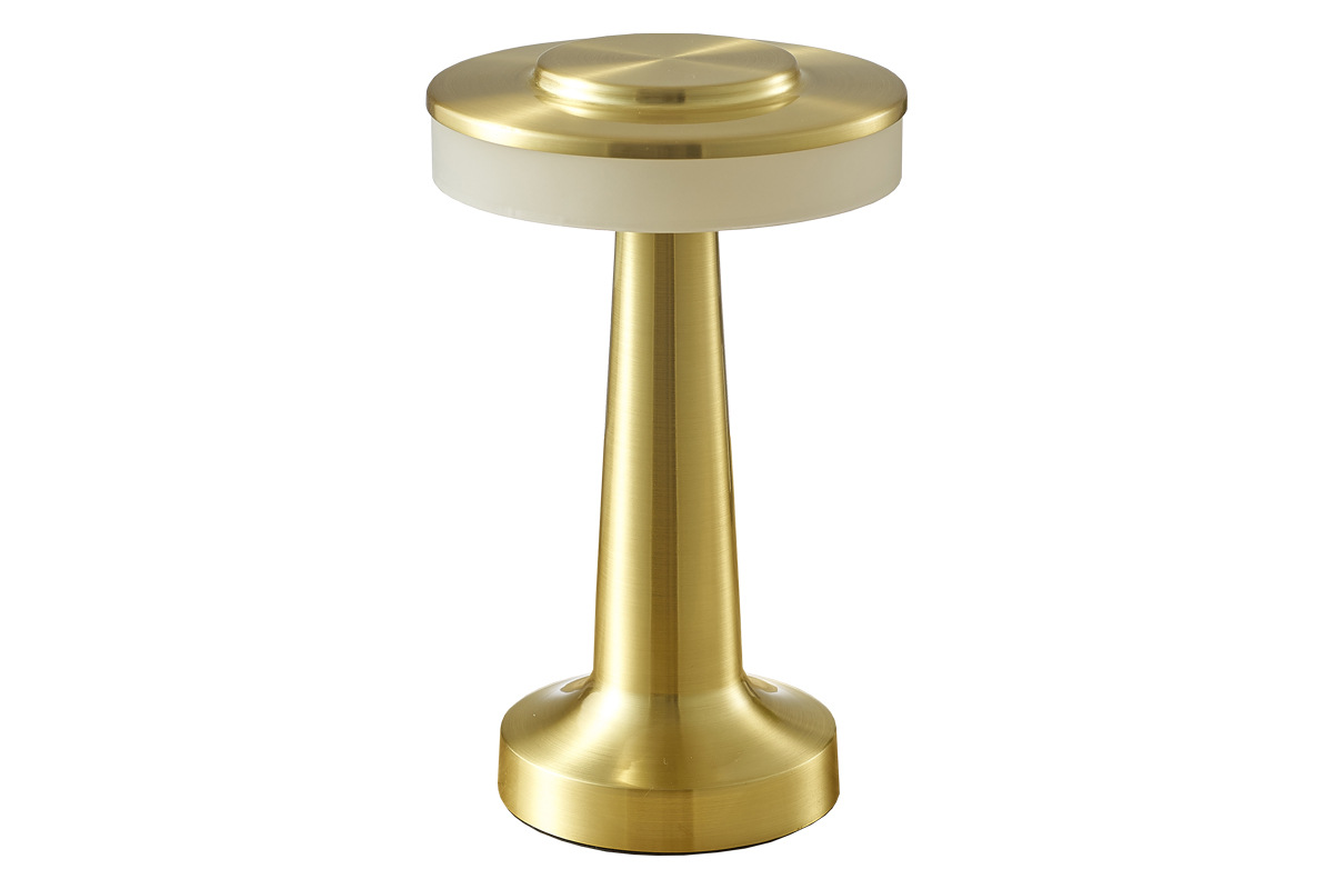 Monum Desk Lamp, 3W, 200lm, DC 5V, 1A,3000 K, 3 st. Dimming, battery 1800 mAh, gold