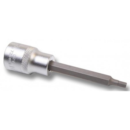 1/4″ HEX BIT SOCKET 37 MML,MAT FINISH WITH KNURLING
