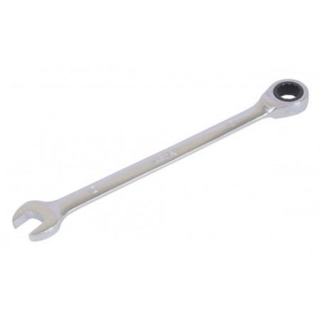 Single Gear Wrench: 72teeth, Mirror finish, Material: CR-V 6140