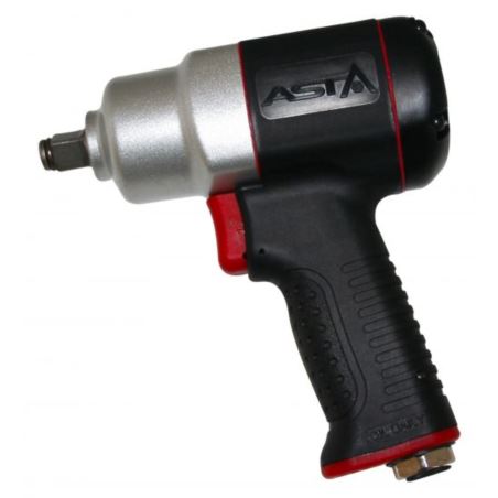 AIR IMPACT WRENCH GUN, 1/2" Sq Drive Twin Hammer COMPOSITE Well Balanced