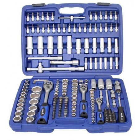 179pc Socket Set - 1/4”, 3/8”, 1/2” Dr