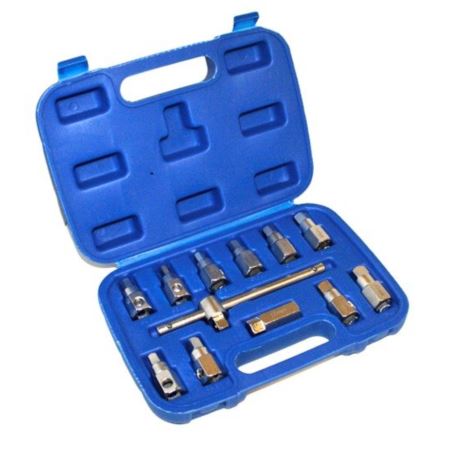 SET OF SOCKETS FOR OIL PLUGS 3/8”