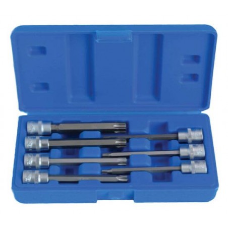 KLUCZE NASADOWE TORX EXTRA LONG 3/8" – 7elem.