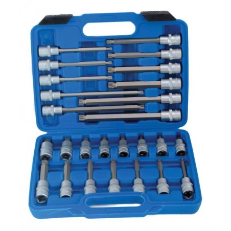 26 PCS 1/2'' DRIVE SPLINE BIT SOCKET SET