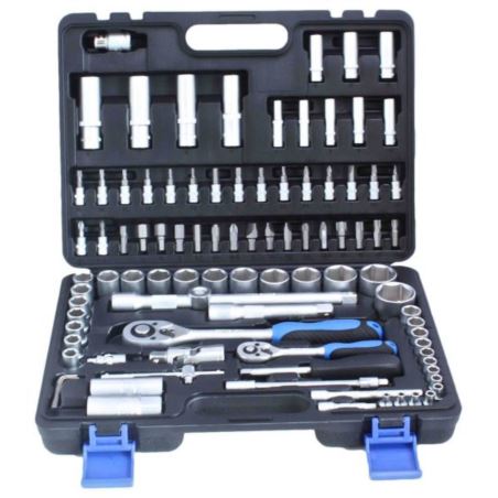 94pc 1/4” & 1/2” Dr Socket Set