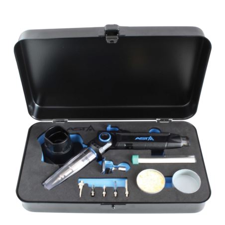 GAS SOLDERING IRON/TORCH/HOT BLOWER WITH 3 ANGLES  (5°C/45°C/90°C) SET