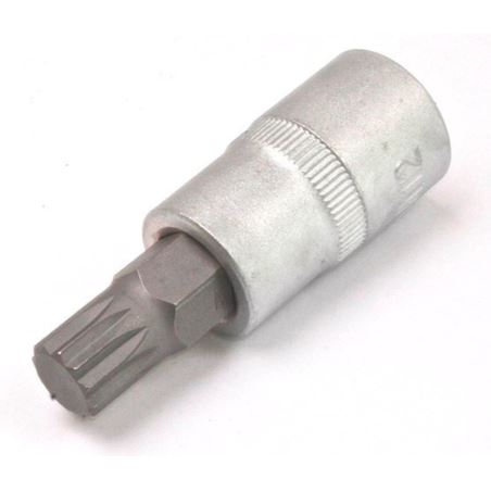 XZN BIT SOCKET MADE OF HIGH QUALITY CR-V STEEL AND S2 STEEL INTENDED FOR MANUAL USE.