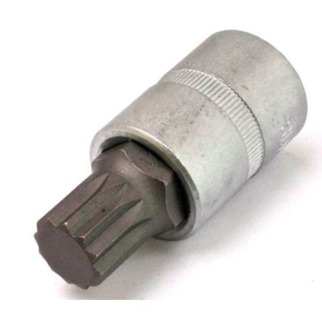 XZN BIT SOCKET MADE OF HIGH QUALITY CR-V STEEL AND S2 STEEL INTENDED FOR MANUAL USE.