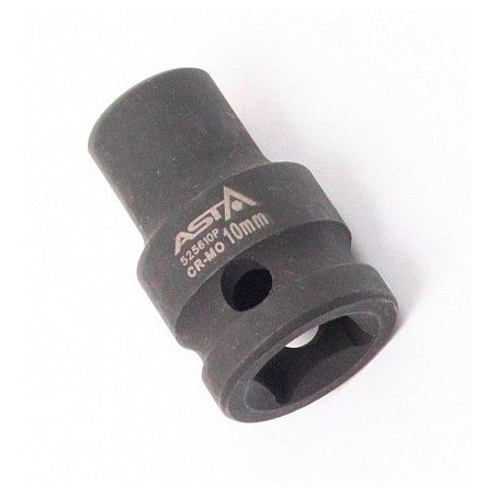 10MM 1/2" DR SHORT IMPACT SOCKET 12 POINT (12PT) HEAVY DUTY 38MM LENGTH