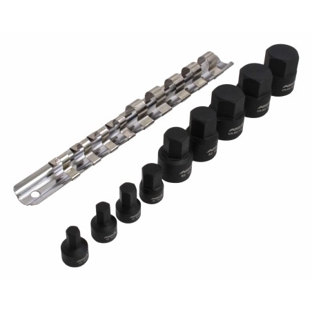 METRIC STUBBY IMPACT HEX BIT SOCKET SET