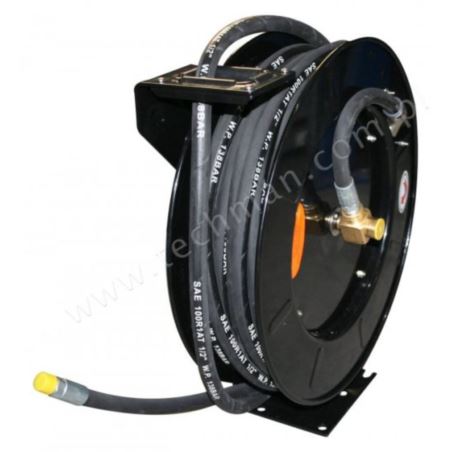 SPRING DRIVEN HOSE REEL FOR OIL
