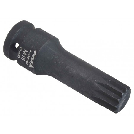 SPLINE IMPACT SOCKET 1/2''