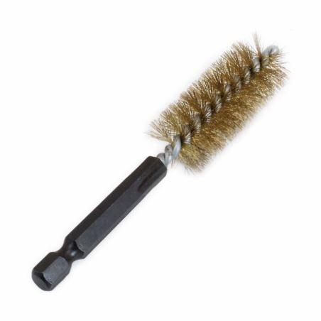 BRASS-COATED STEEL WIRE BRUSHE 18mm