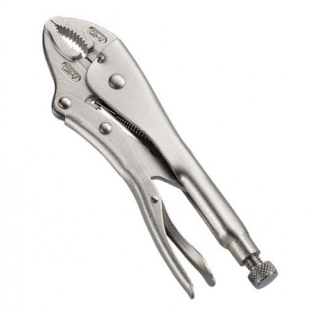 7” Locking Plier Curved Jaw with Wire Cutter
