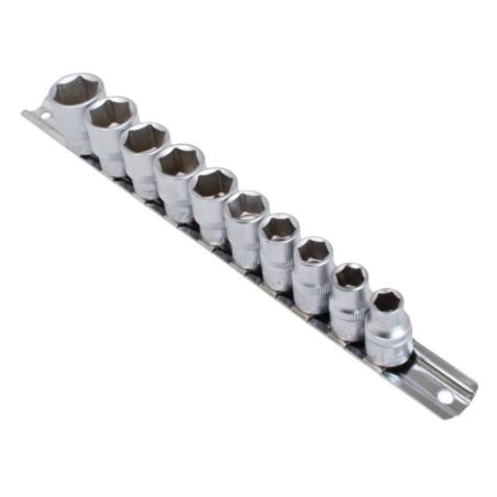 ZESTAW NASADEK 6-KT 3/8'' NA SZYNIE 10 SZT.