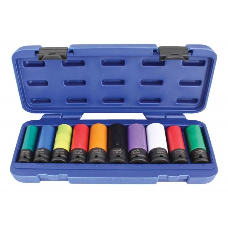 10KPL 1/2" PYÖRÄNMUTTERIN HYLSYSARJA