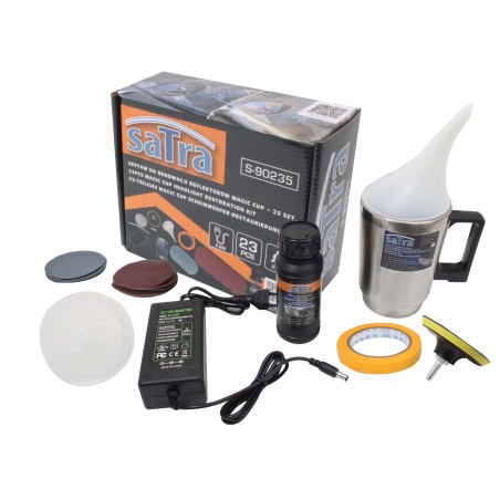MAGIC CUP HEADLIGHT RESTORATION KIT 23PCS