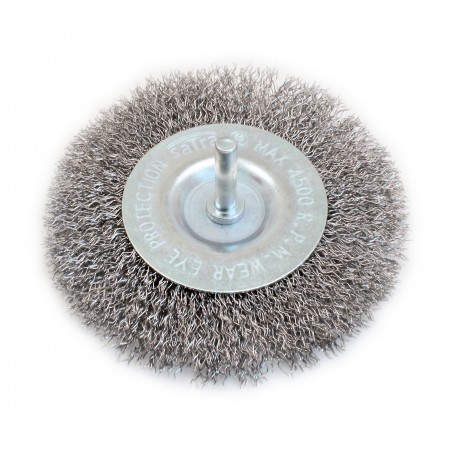 4" 100x6mm Shaft Circular Brush