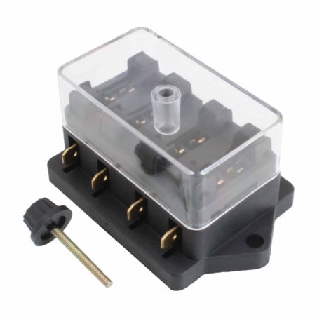4 SLOT STANDARD BLADE FUSE HOLDER