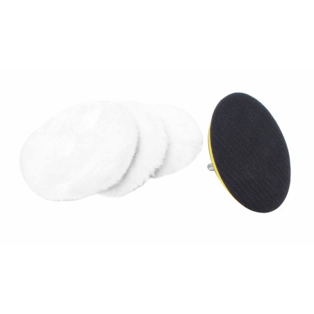 5PCS 5" WOOL BUFFING PAD SET
