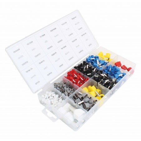 660pcs Insulated Twin Cord End Terminal Set