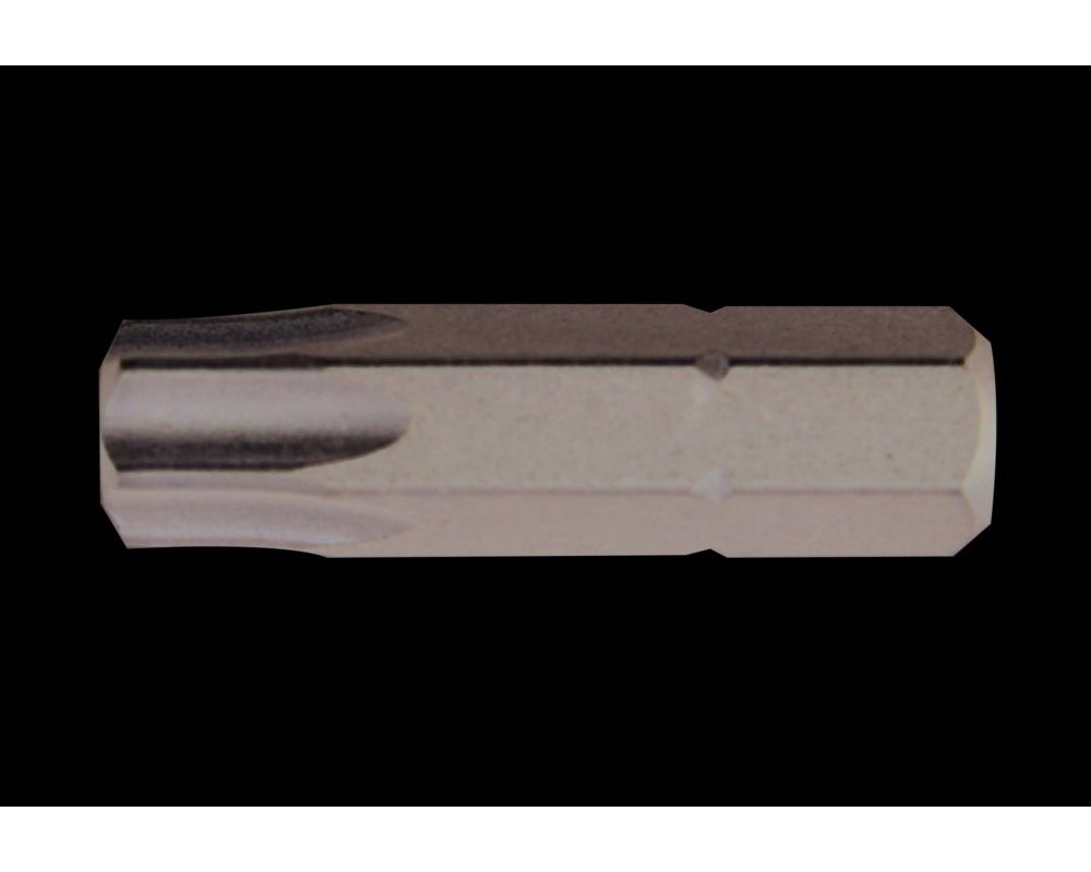 Screwdriver bit, TORX 40, 25 mm S2 steel, 2- piece blister