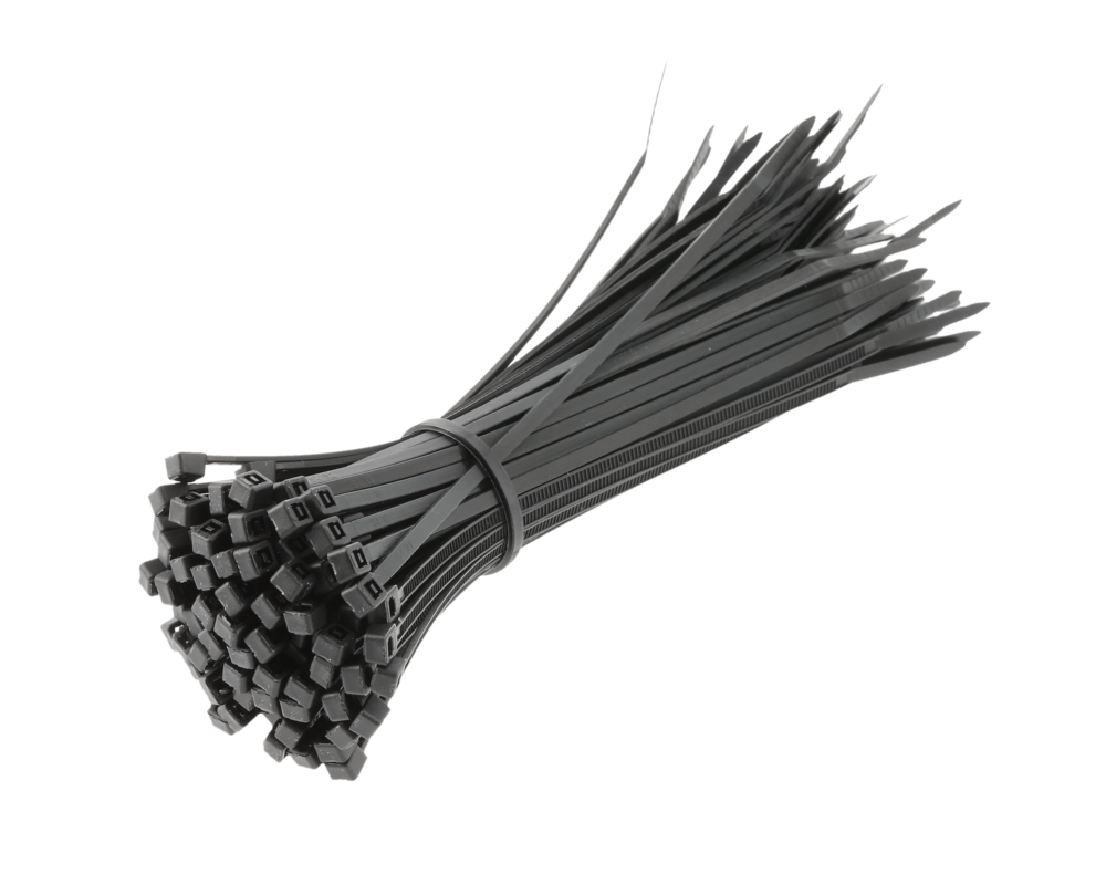 Nylon Cable Ties 2.5 x 140 mm, 100 pcs, Black