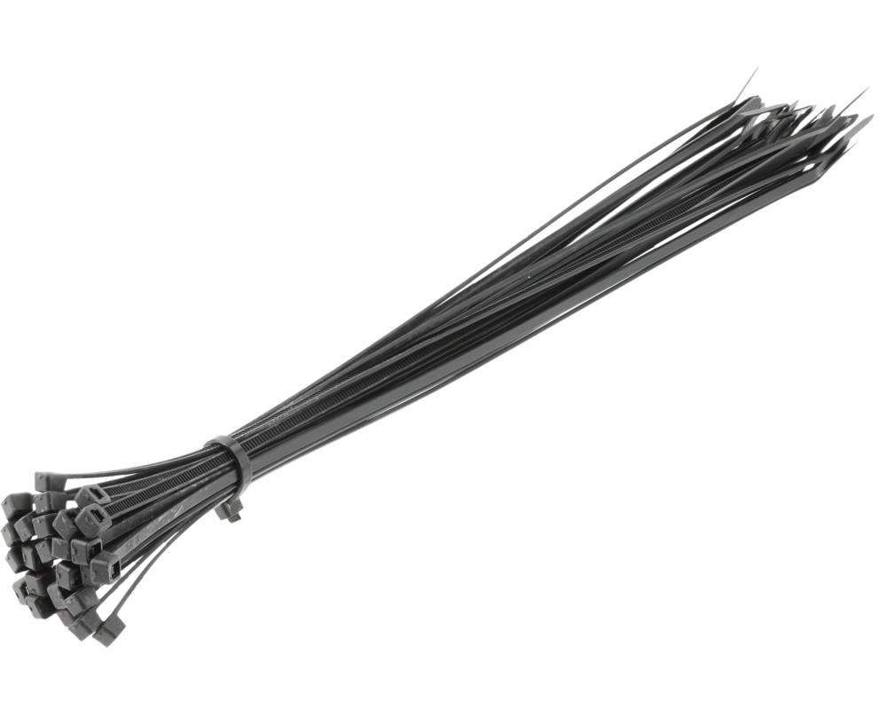 Nylon Cable Ties 3.6 x 300 mm, 25 pcs, Black
