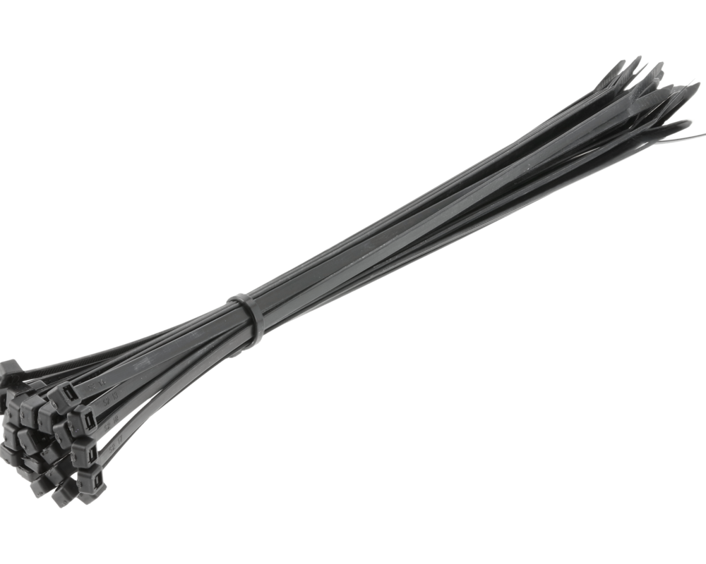 Nylon Cable Ties 4.8 x 300 mm, 25 pcs, Black
