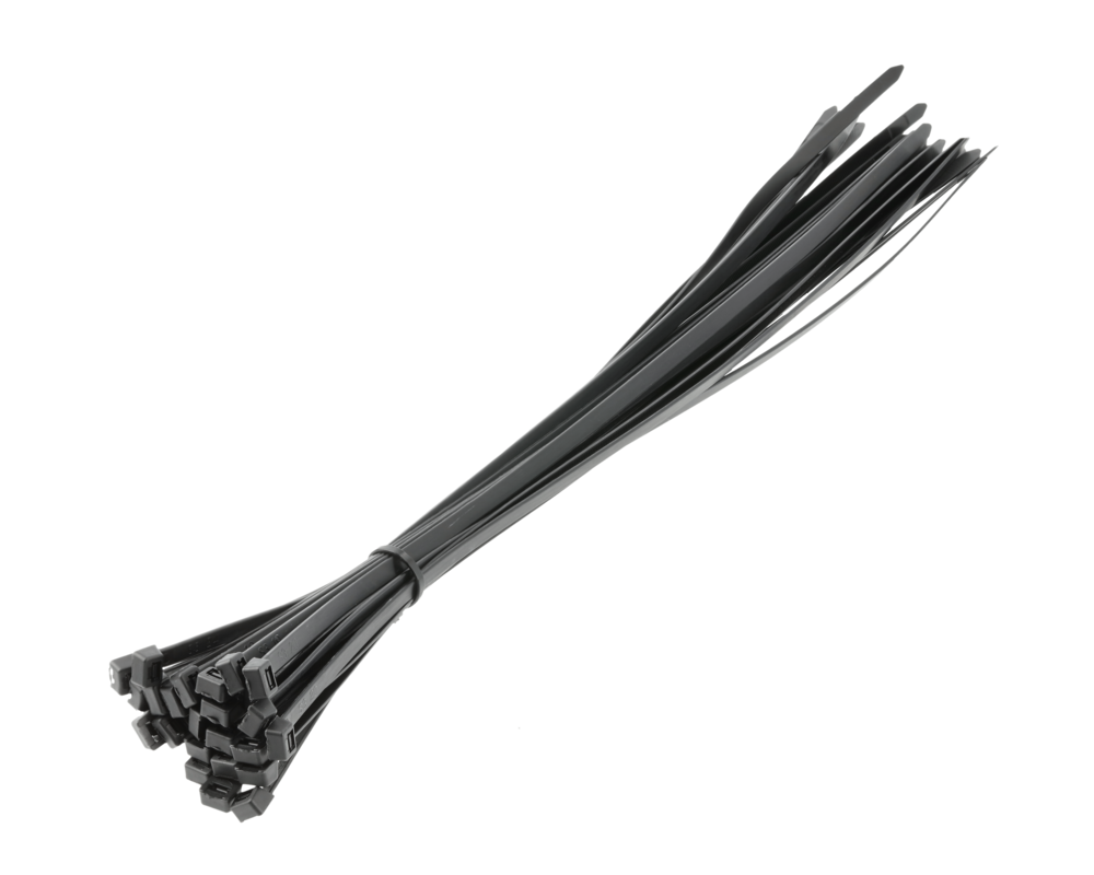 Nylon Cable Ties 7.6 x 500 mm, 25 pcs, Black