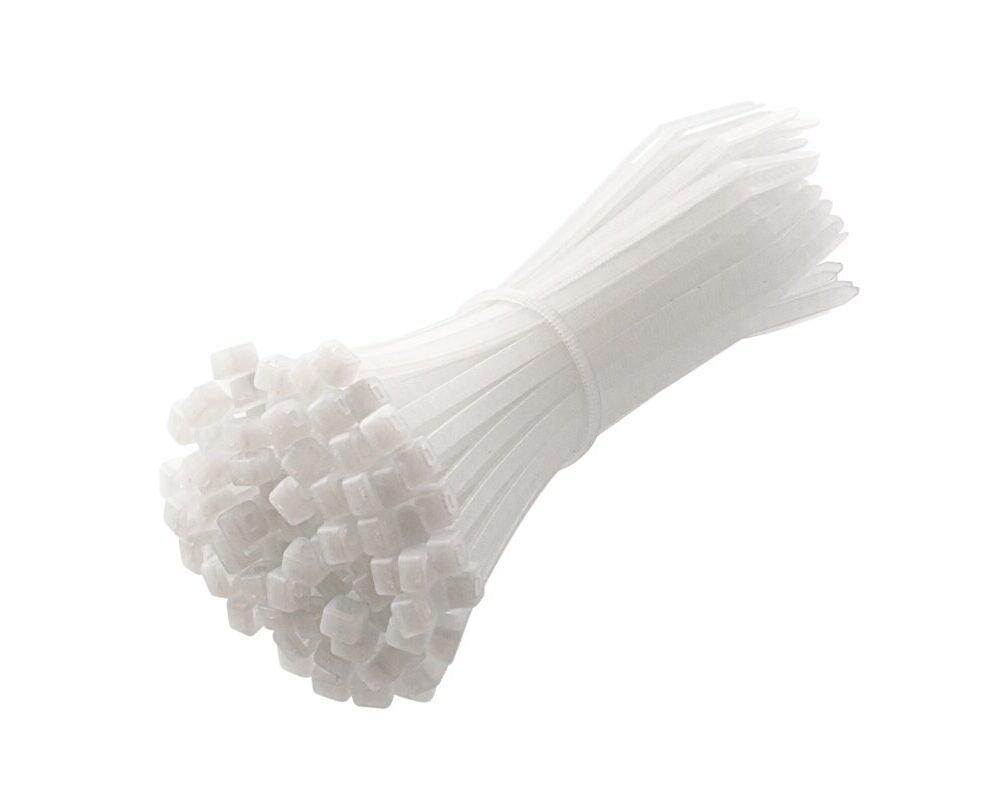 Nylon Cable Ties 3.6 x 140 mm, 100 pcs, White