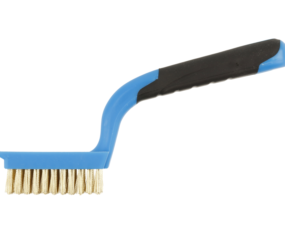 Brass wire brush, 5 x 11