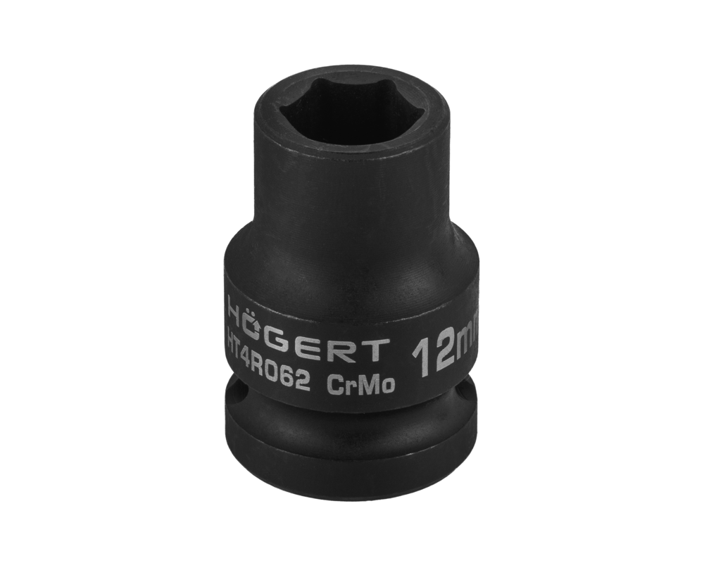 Impact socket 1/2" 12mm short