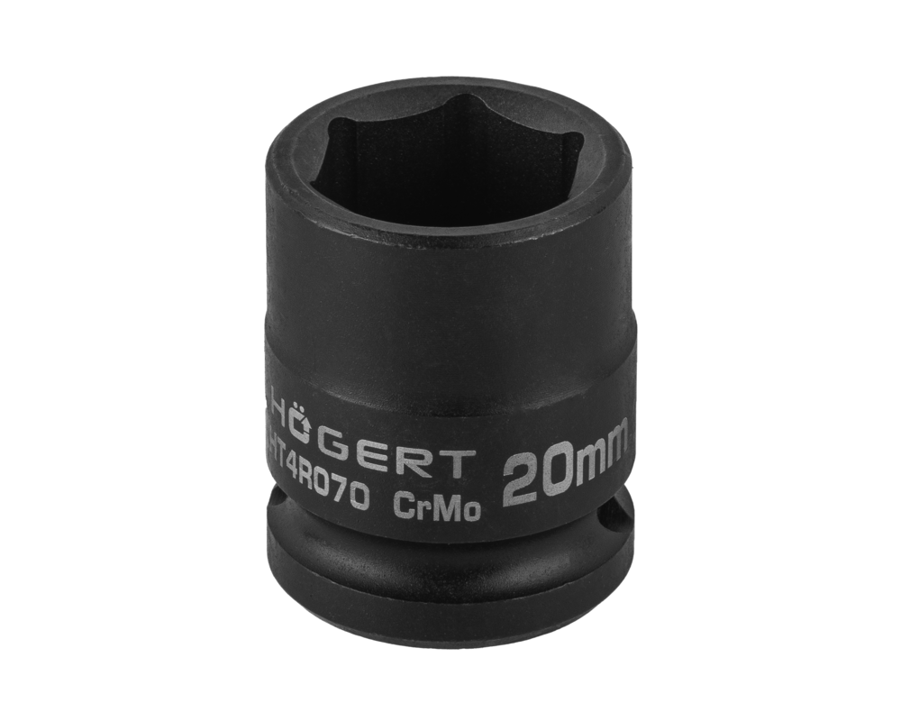 Impact socket 1/2" 20mm short