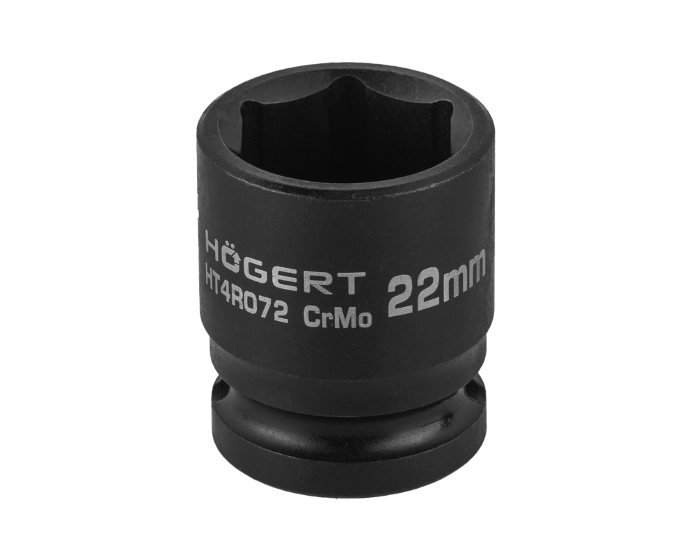 Impact socket 1/2" 22mm short