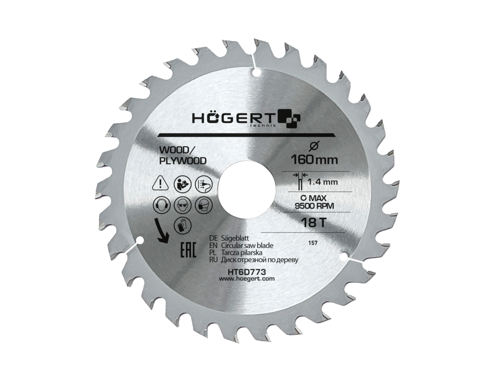 TCT saw blade 160x18Tx30