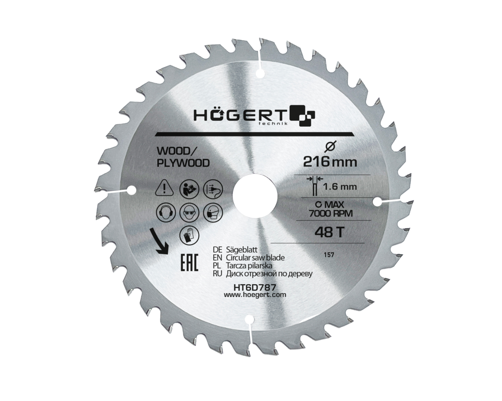 TCT saw blade 216x48Tx30